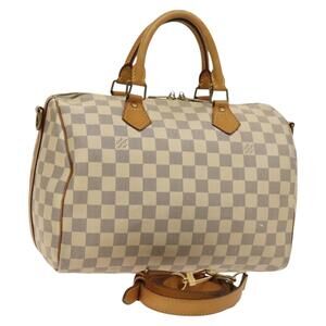LOUIS VUITTON Damier Azur Speedy Bandouliere 30 Hand Bag N41052